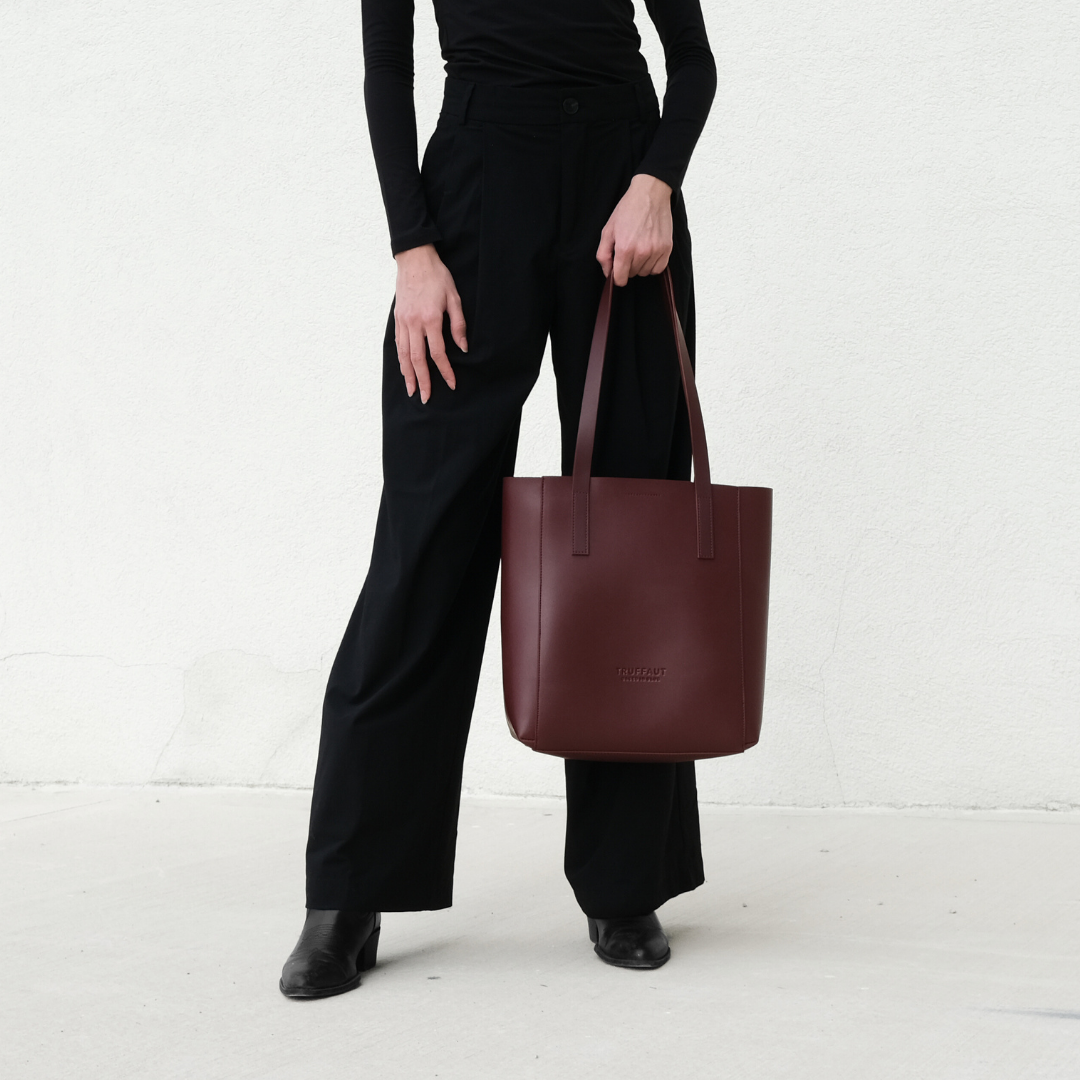 Agnes Tote Çanta Bordo