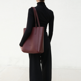 Agnes Tote Çanta Bordo