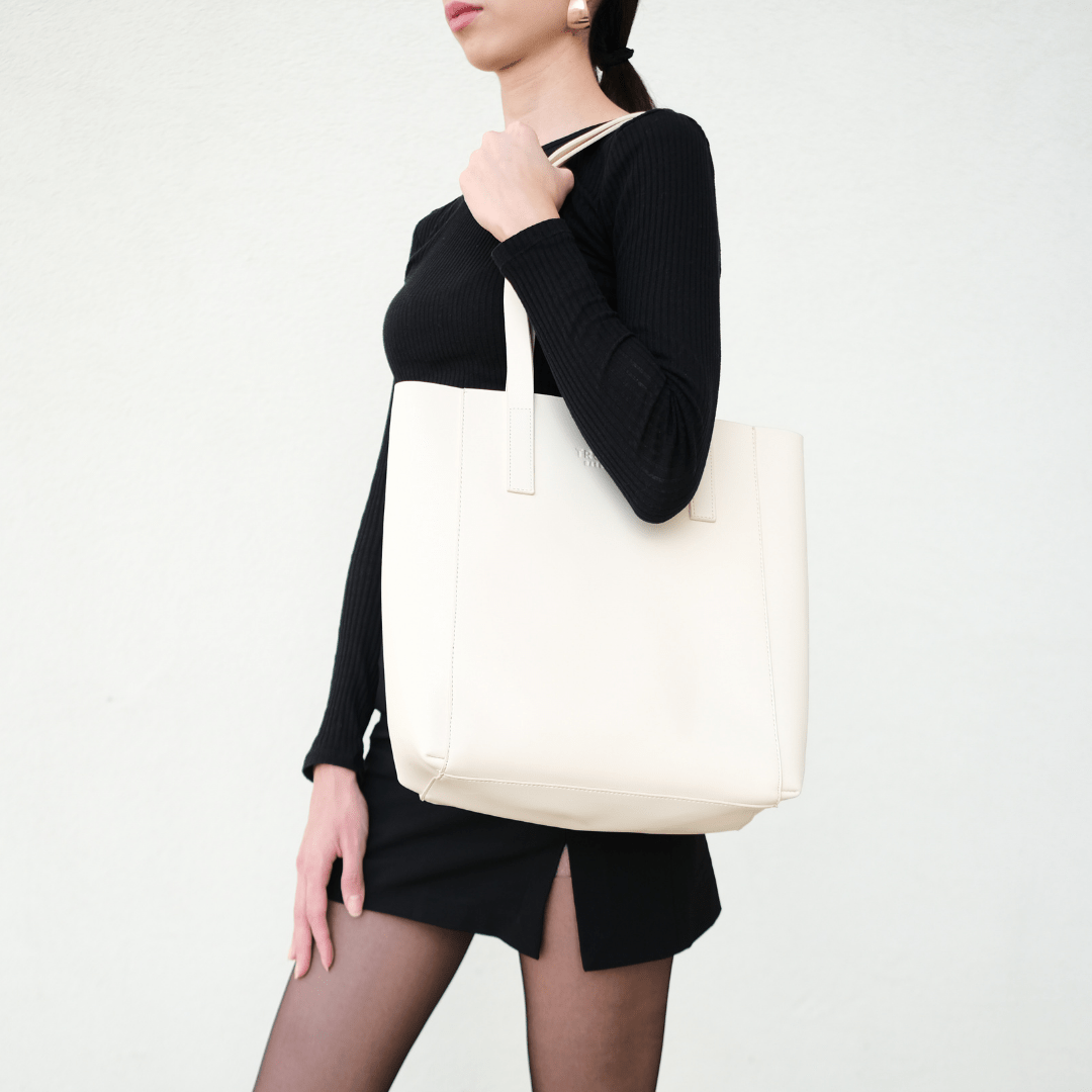 Agnes Tote Çanta Ekru - Truffaut Studio