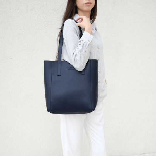 Agnes Tote Çanta Lacivert - Truffaut Studio