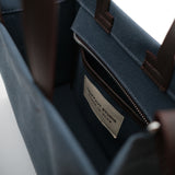 Kanvas Mini Tote Çanta Lacivert