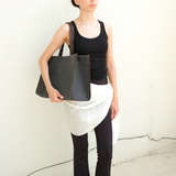 Kanvas Maxi Tote Çanta Antrasit