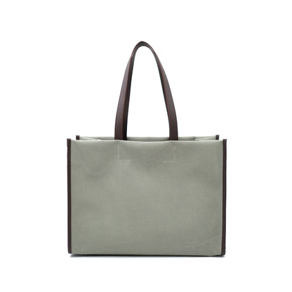 Kanvas Maxi Tote Çanta Mint