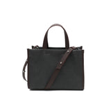 Kanvas Mini Tote Çanta Antrasit