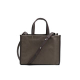 Kanvas Mini Tote Çanta Kahve