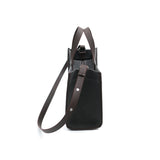 Kanvas Mini Tote Çanta Antrasit